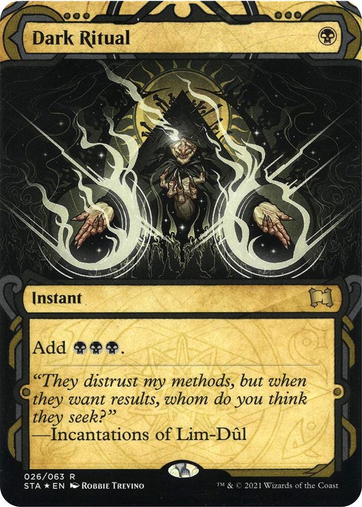 Dark Ritual Foil Etched 26 (Strixhaven: Mystical Archives)  - Foil | Good Games North
