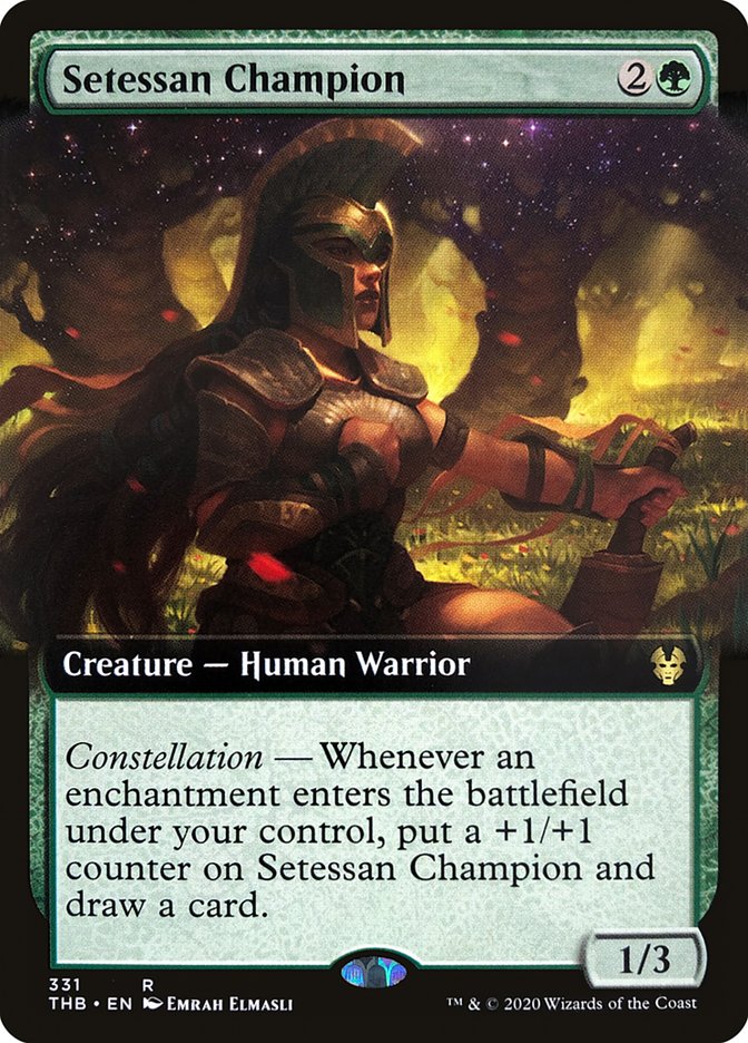 Setessan Champion 331 (Theros Beyond Death)  - Extended Art | Good Games North