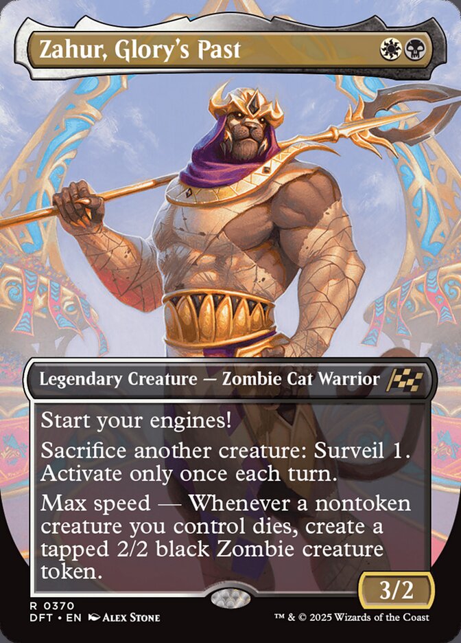 Zahur, Glory's Past 370/291 (Aetherdrift)  - Borderless Foil | Good Games North