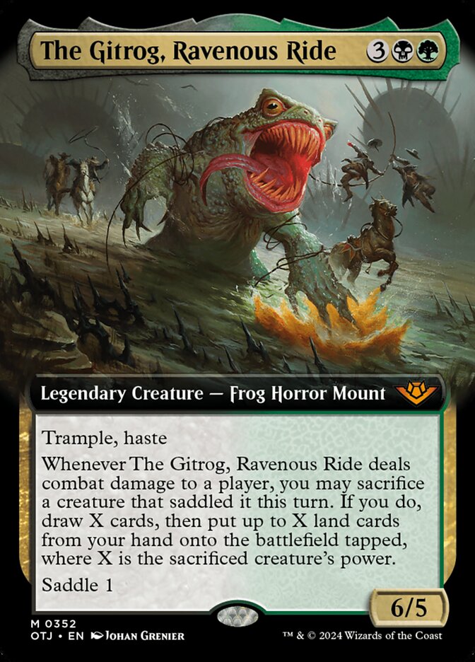 The Gitrog, Ravenous Ride 352 (Outlaws of Thunder Junction)  - Extended Art | Good Games North