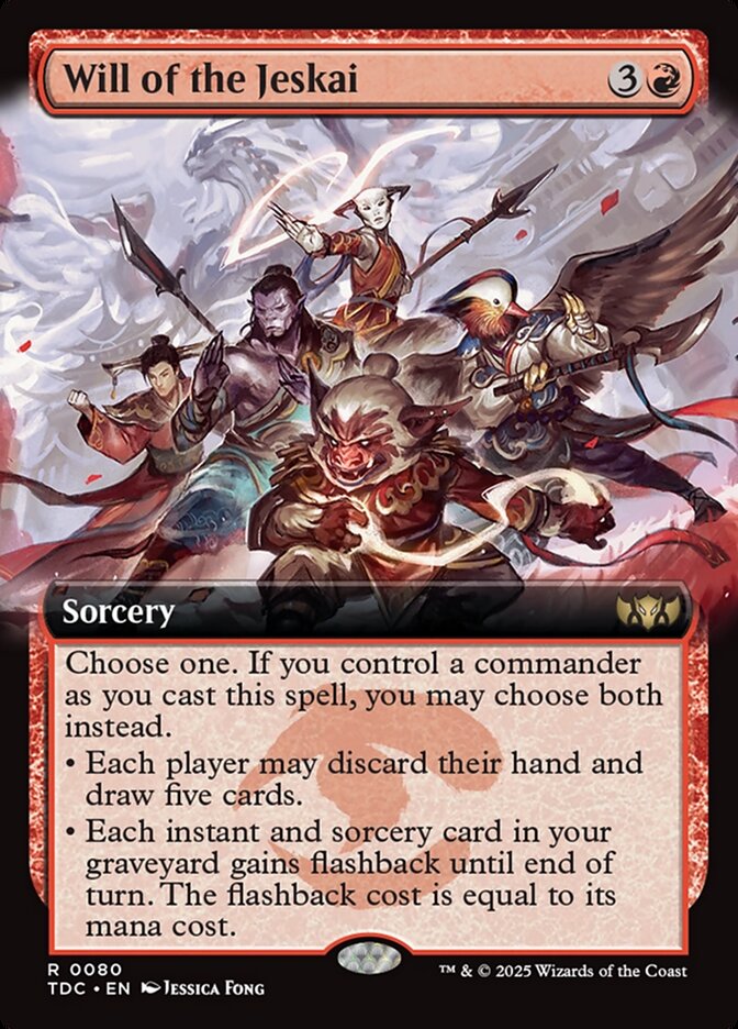 Will of the Jeskai 80 (Commander: Tarkir: Dragonstorm)  | Good Games North