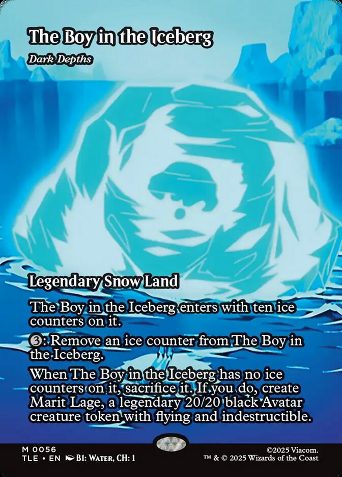 The Boy in the Iceburg - Dark Depths 56/317 (Avatar: The Last Airbender: Eternal-Legal)  - Borderless Foil | Good Games North