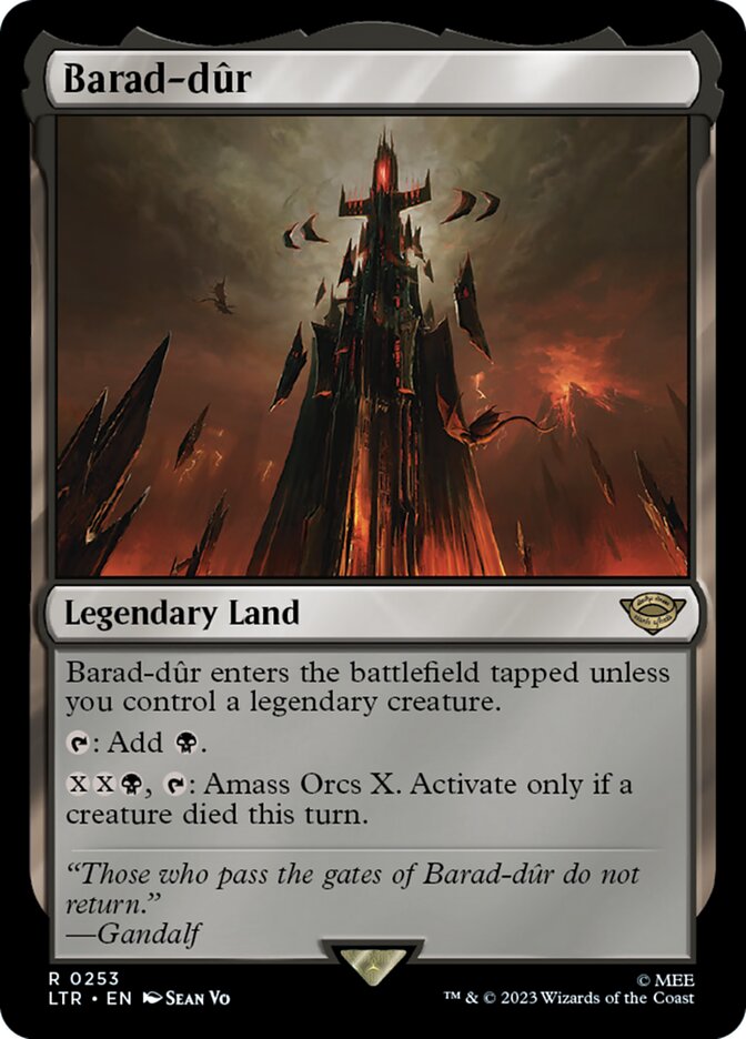 Barad-dûr 253 (Universes Beyond: The Lord of the Rings: Tales of Middle-earth)  | Good Games North