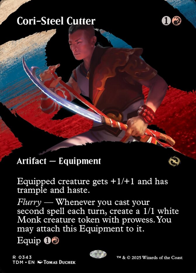 Cori-Steel Cutter 343 (Tarkir: Dragonstorm)  - Borderless | Good Games North