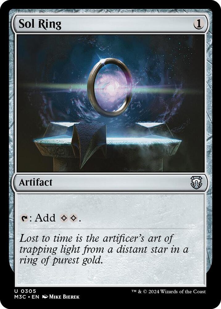 Sol Ring 305/411 (Commander: Modern Horizons 3)  - Ripple Foil | Good Games North