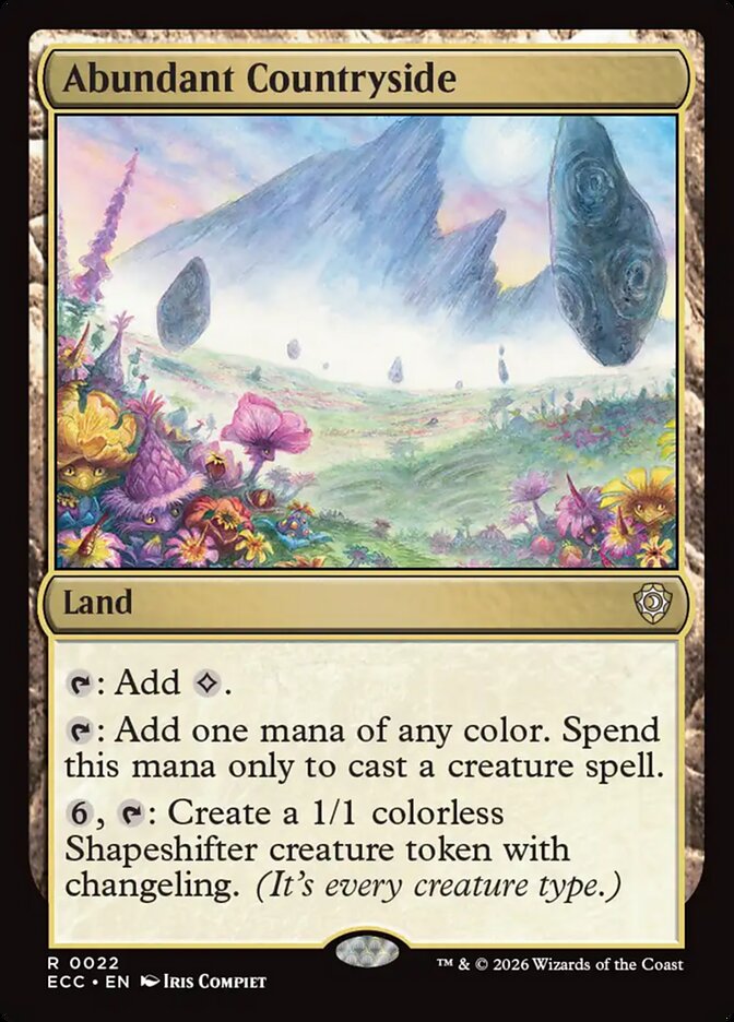 Abundant Countryside 22 (Commander: Lorwyn Eclipsed)  | Good Games North