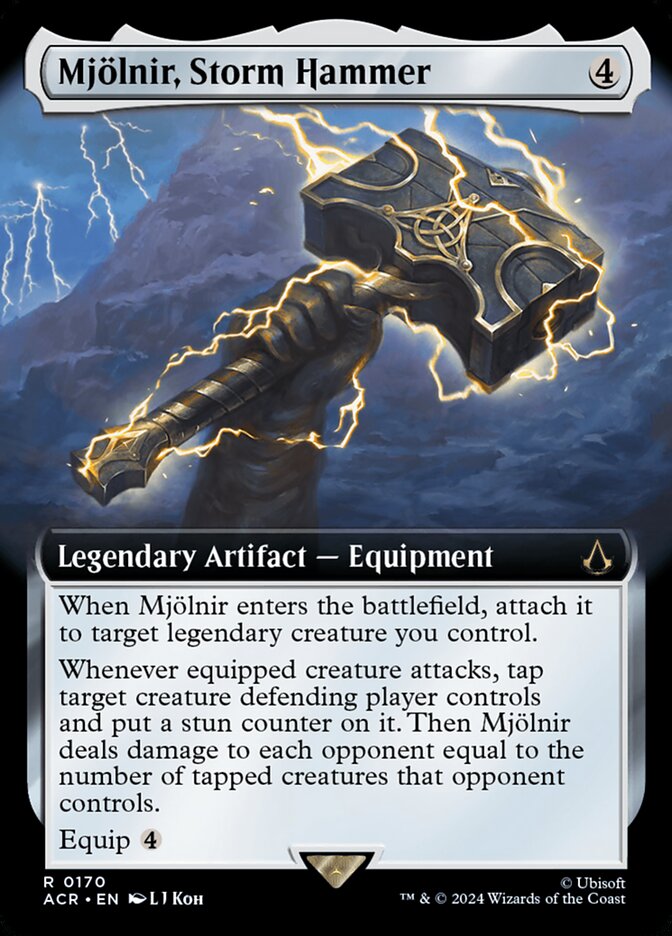 Mjölnir, Storm Hammer 170/110 (Universes Beyond: Assassin's Creed)  - Extended Art | Good Games North