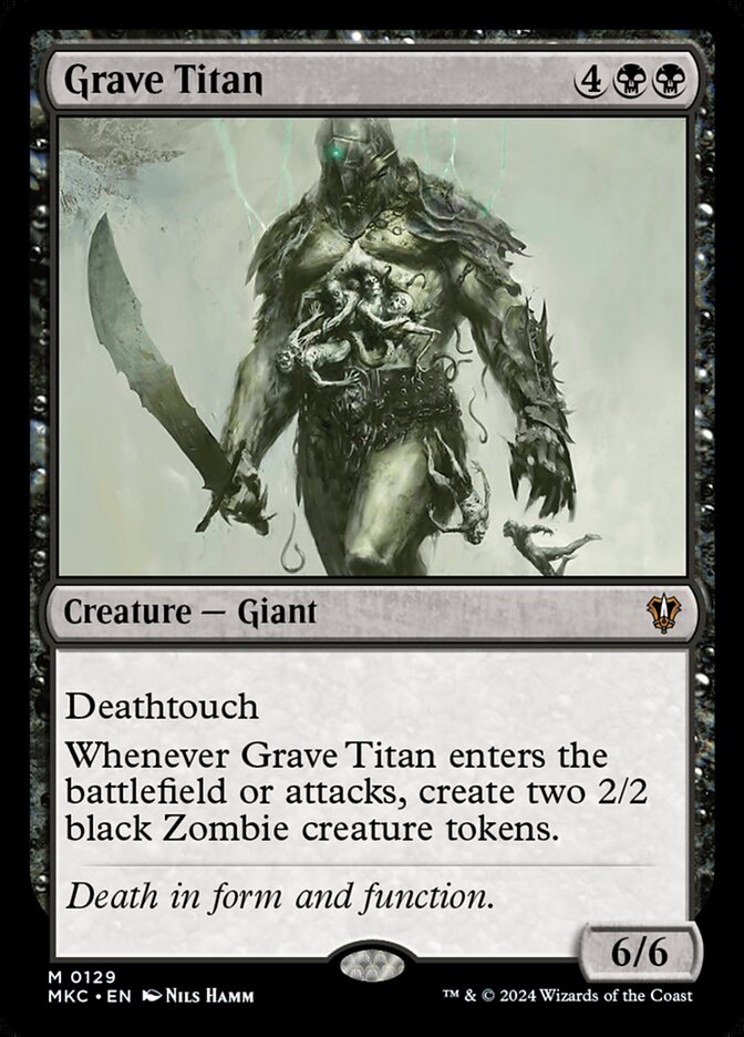 Grave Titan 129/311 (Commander: Murders at Karlov Manor)  | Good Games North