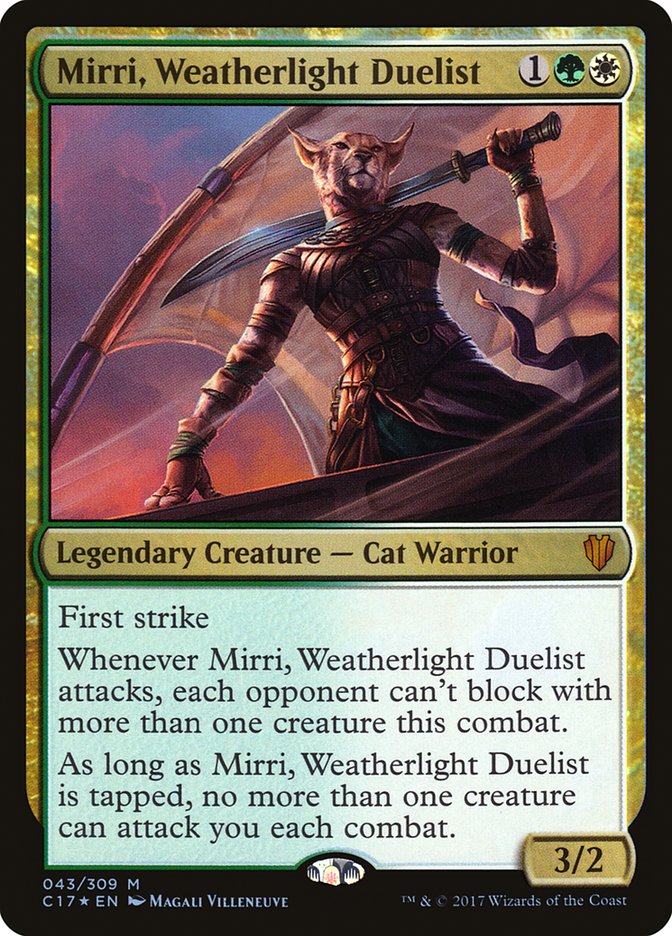 Mirri, Weatherlight Duelist 43 (Commander 2017)  - Foil | Good Games North