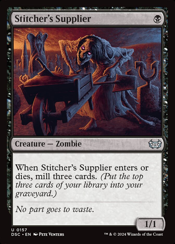 Stitcher's Supplier 157 (Commander: Duskmourn: House of Horror)  | Good Games North