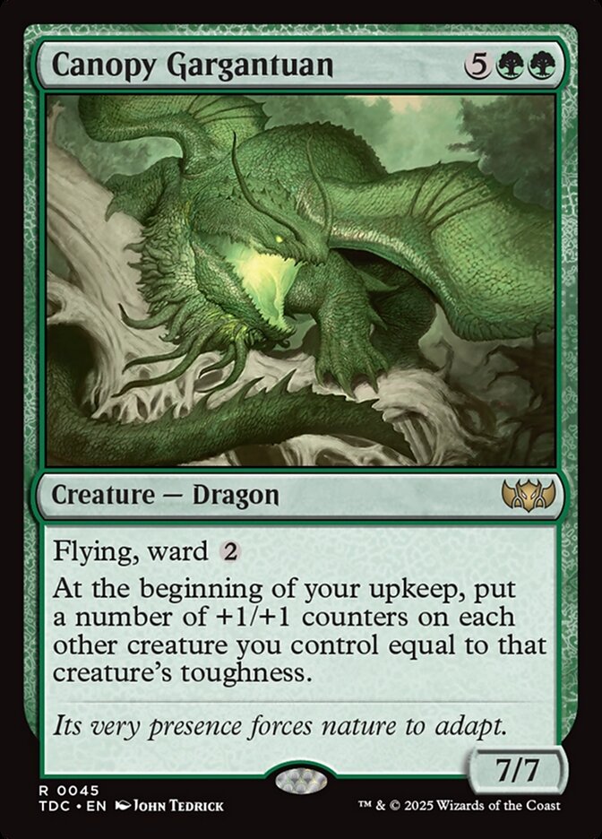 Canopy Gargantuan 45 (Commander: Tarkir: Dragonstorm)  | Good Games North