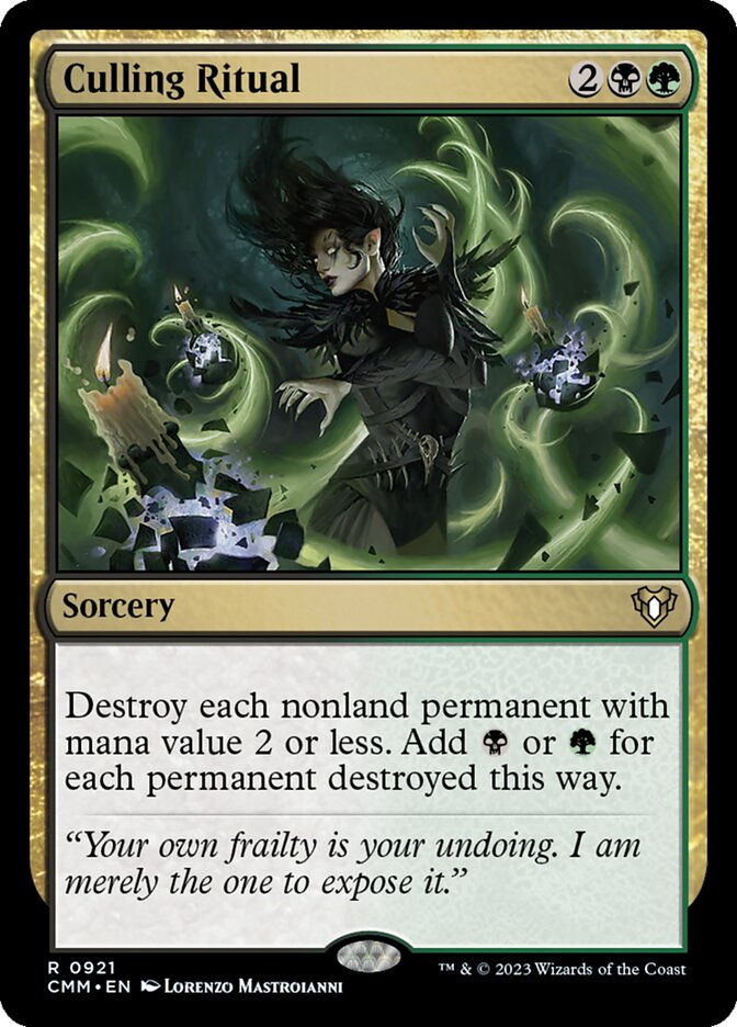 Culling Ritual 921/451 (Commander Masters)  | Good Games North