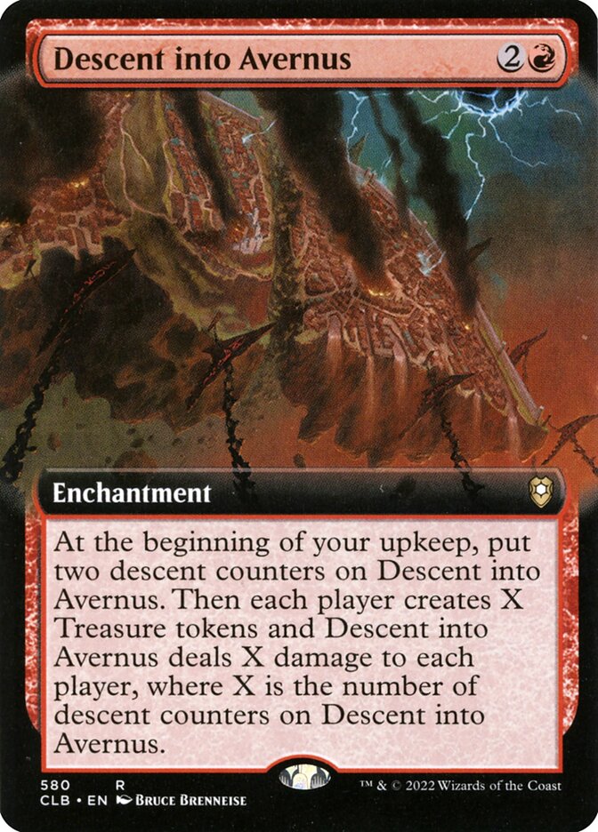 Descent into Avernus Extended Art 580 (Commander Legends: Battle for Baldur's Gate)  | Good Games North