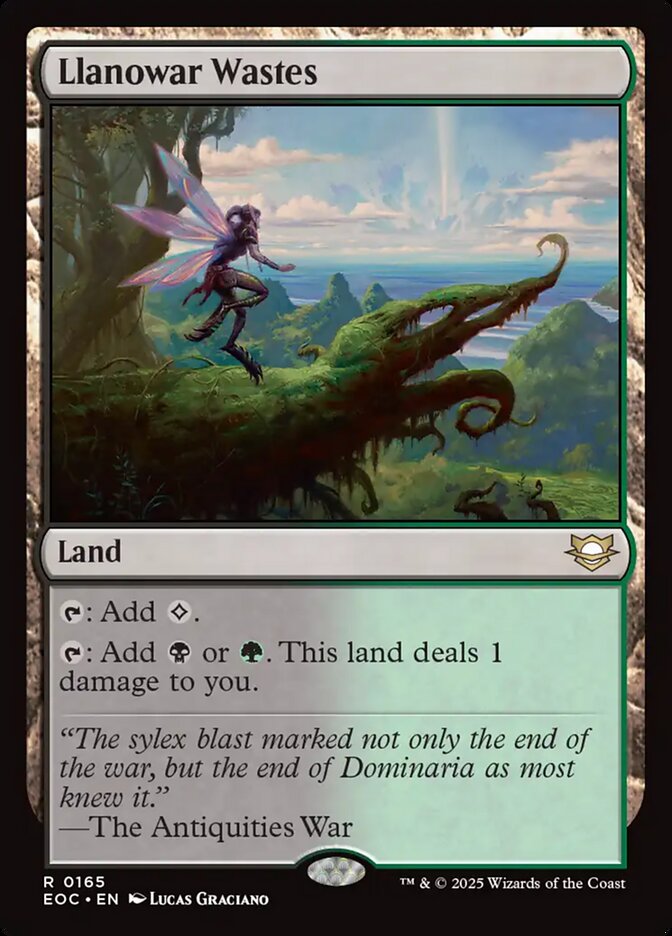 Llanowar Wastes 165 (Commander: Edge of Eternities)  | Good Games North