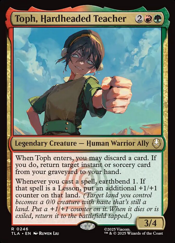 Toph, Hardheaded Teacher 246 (Avatar: The Last Airbender)  - Foil | Good Games North