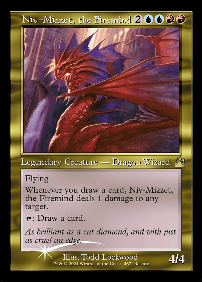 Niv-Mizzet, the Firemind 467 (Launch Party & Release Event Promos)  - Retro Foil | Good Games North