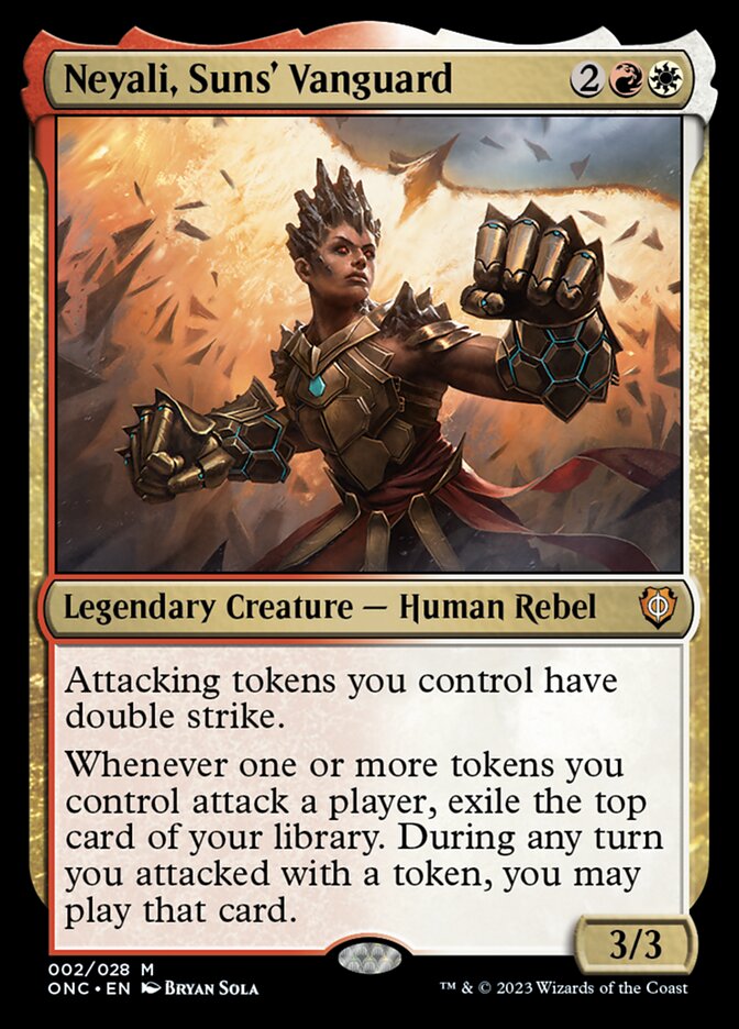 Neyali, Suns' Vanguard 2 (Commander: Phyrexia: All Will Be One)  - Foil | Good Games North