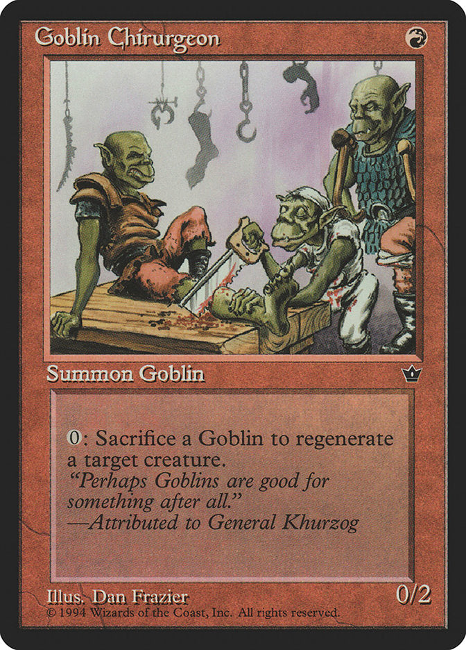 Goblin Chirurgeon 54c/187 (Fallen Empires)  | Good Games North