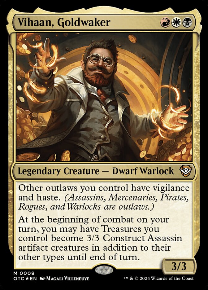 Vihaan, Goldwaker 8/342 (Commander: Outlaws of Thunder Junction)  - Foil | Good Games North