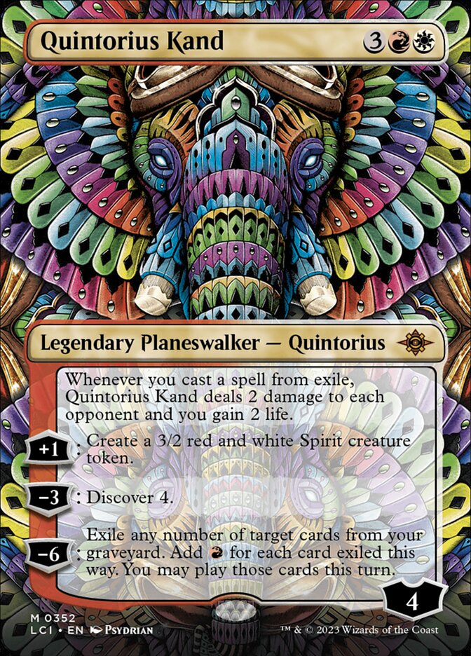 Quintorius Kand 352/291 (The Lost Caverns of Ixalan)  - Borderless Foil | Good Games North