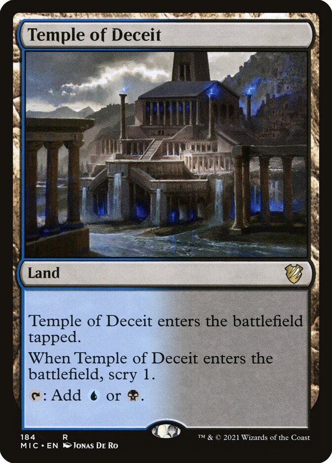 Temple of Deceit 184/38 (Commander: Innistrad: Midnight Hunt)  | Good Games North