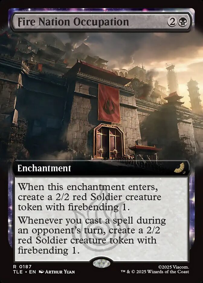 Fire Nation Occupation  187/317 (Avatar: The Last Airbender: Eternal-Legal)  - Extended Art Foil | Good Games North