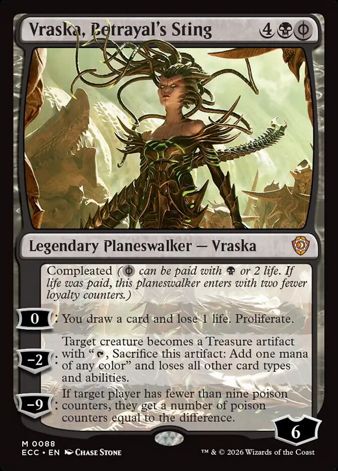 Vraska, Betrayal's Sting 88 (Commander: Lorwyn Eclipsed)  | Good Games North