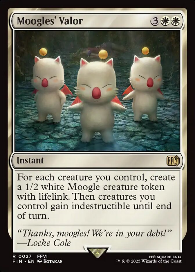 Moogles' Valor 27 (FINAL FANTASY)  - Foil | Good Games North