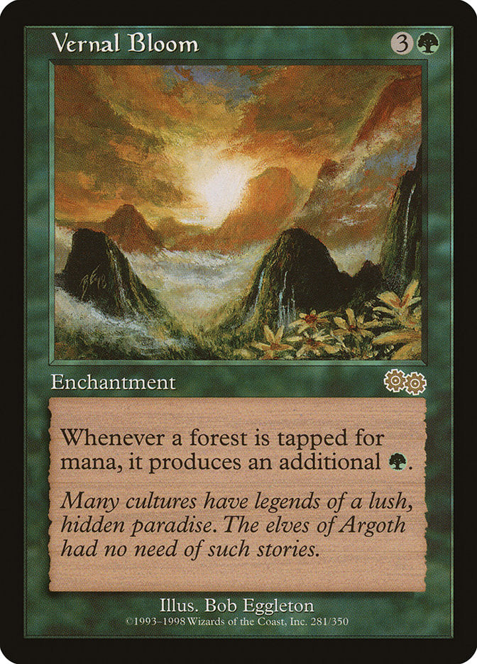 Vernal Bloom 281/350 (Urza's Saga)  | Good Games North