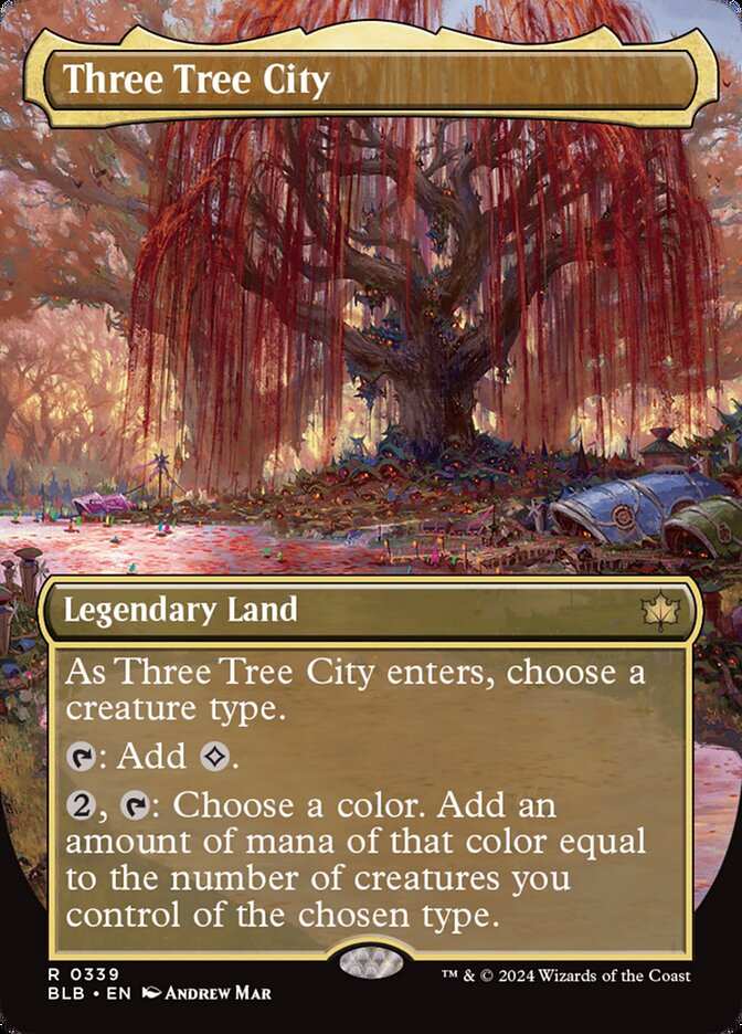 Three Tree City 339/281 (Bloomburrow)  - Borderless | Good Games North