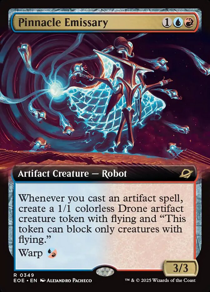 Pinnacle Emissary 349/276 (Edge of Eternities)  - Extended Art Foil | Good Games North