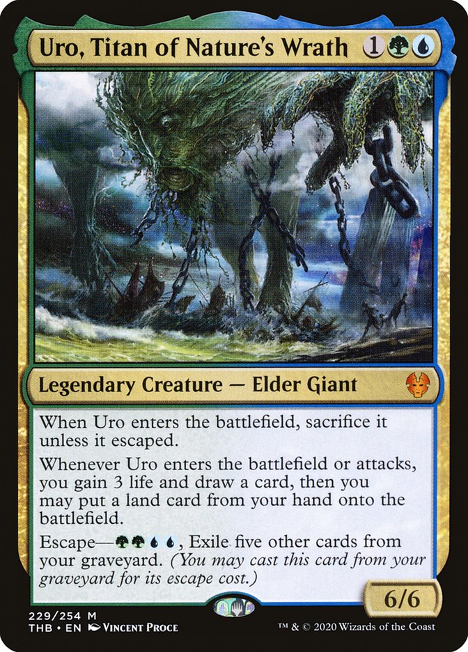 Uro, Titan of Nature's Wrath 229/254 (Theros Beyond Death)  - Foil | Good Games North