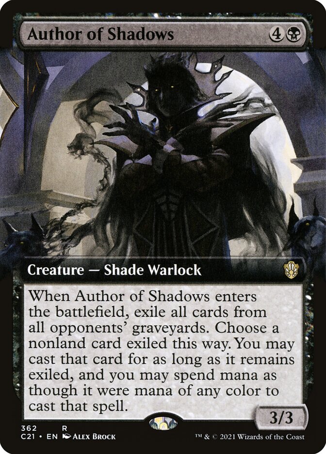 Author of Shadows 362 (Commander 2021)  | Good Games North