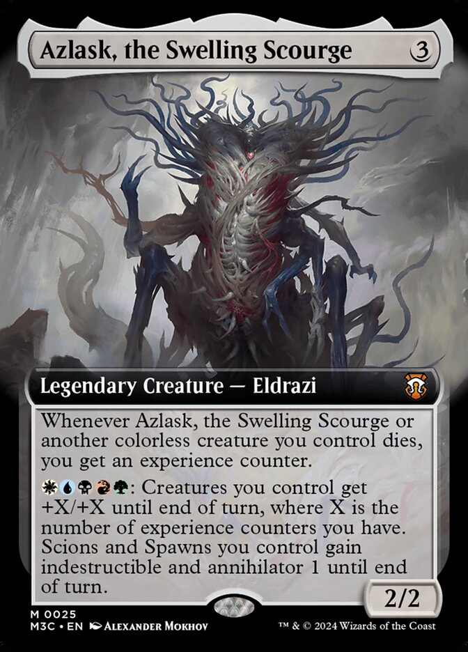 Azlask, the Swelling Scourge 25/411 (Commander: Modern Horizons 3)  - Extended Art | Good Games North