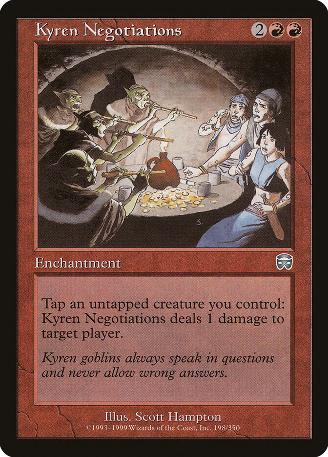 Kyren Negotiations 198/350 (Mercadian Masques)  | Good Games North