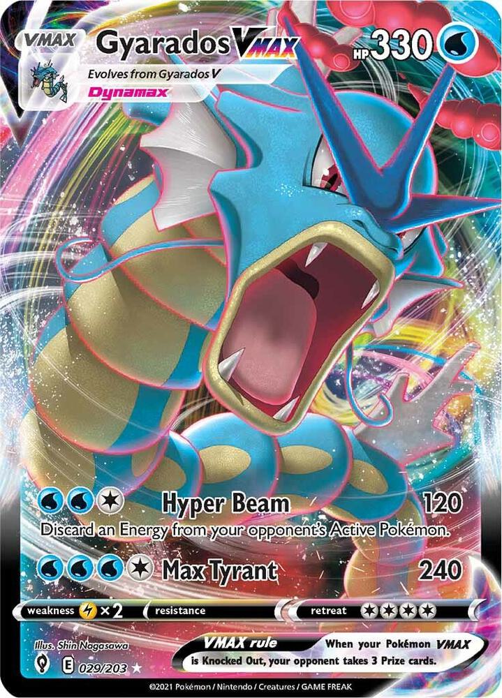 Gyarados VMAX 029/203 (SWSH07: Evolving Skies)  - Holofoil | Good Games North