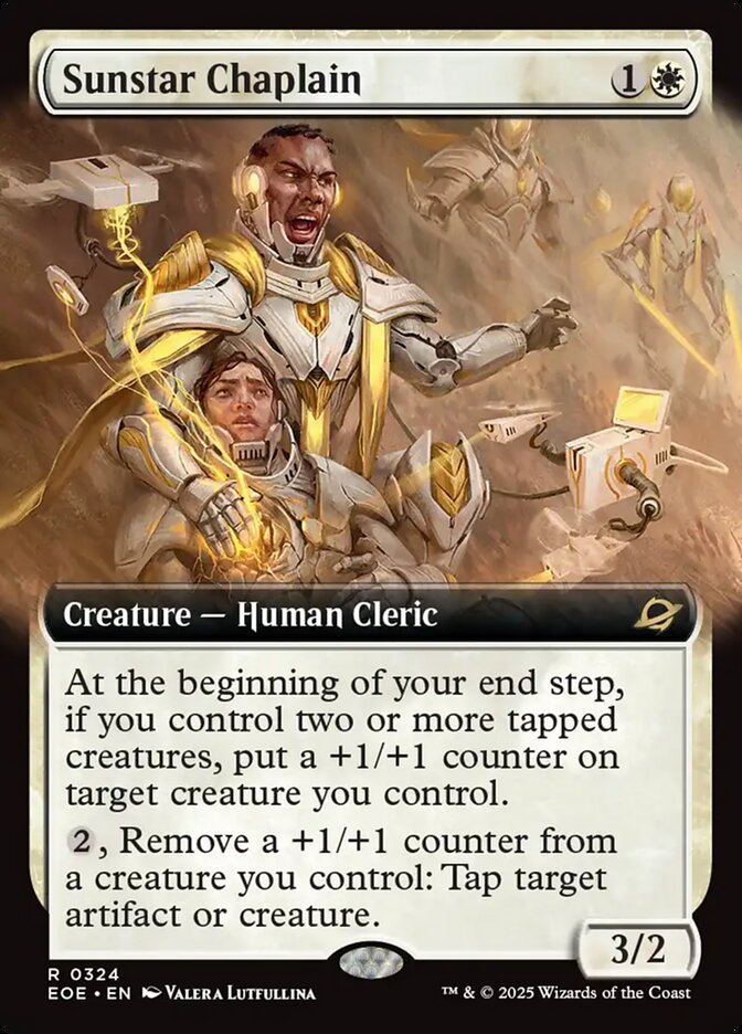Sunstar Chaplain 324 (Edge of Eternities)  - Foil | Good Games North