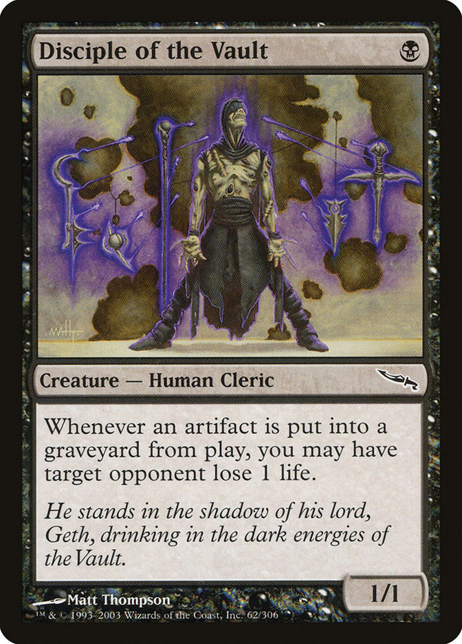 Disciple of the Vault 62/306 (Mirrodin)  | Good Games North