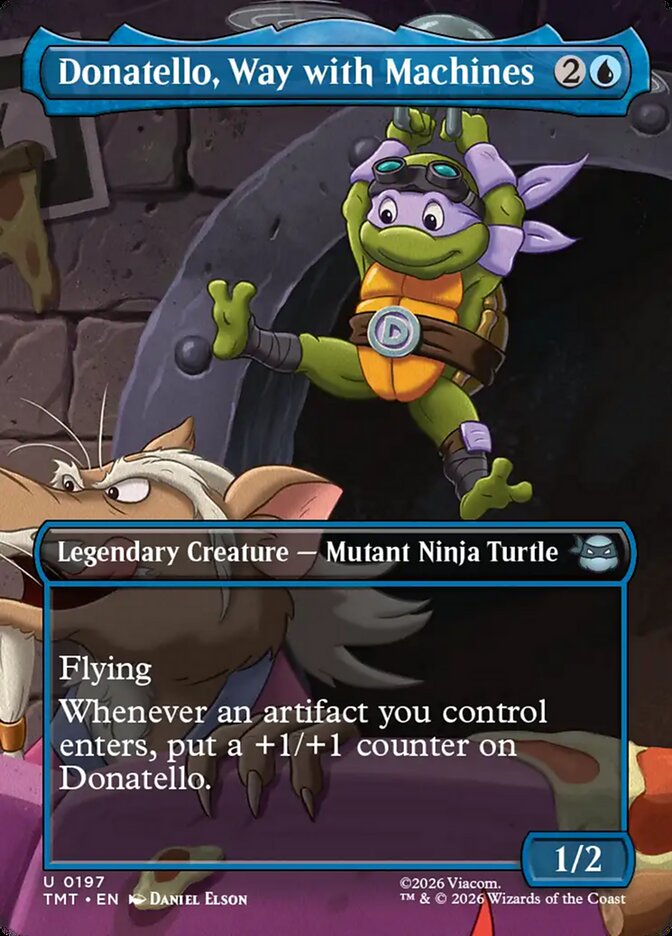 Donatello, Way with Machines 197 (Teenage Mutant Ninja Turtles)  - Foil | Good Games North