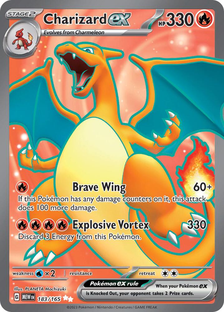 Charizard ex 183/165 (SV: Scarlet & Violet 151)  - Holofoil | Good Games North