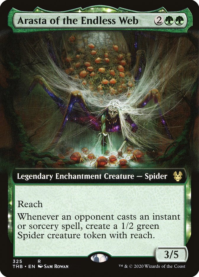 Arasta of the Endless Web 325/254 (Theros Beyond Death)  - Extended Art Foil | Good Games North