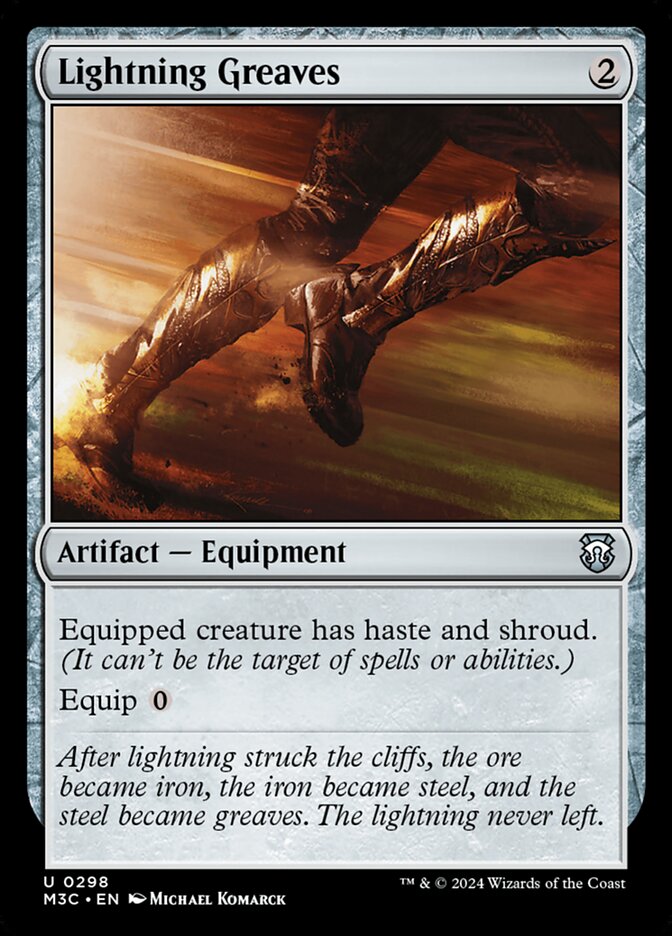 Lightning Greaves (Commander: Modern Horizons 3)  | Good Games North