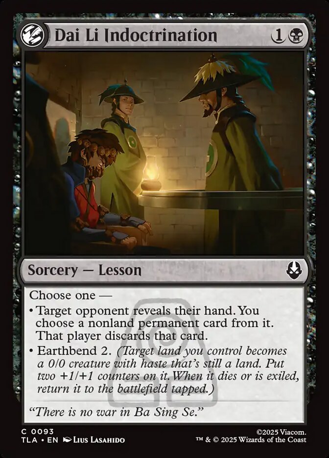 Dai Li Indoctrination 93 (Avatar: The Last Airbender)  - Foil | Good Games North