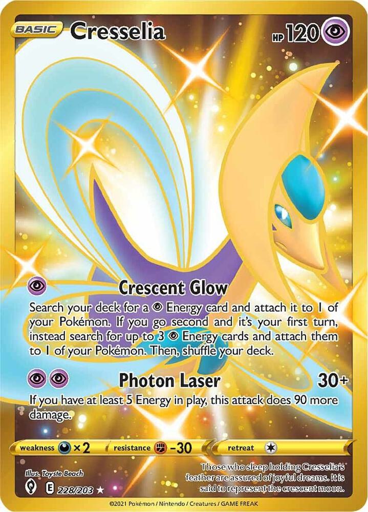 Cresselia Secret 228/203 (SWSH07: Evolving Skies)  - Holofoil | Good Games North