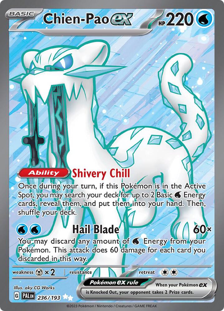 Chien-Pao ex 236/193 (SV02: Paldea Evolved)  - Holofoil | Good Games North