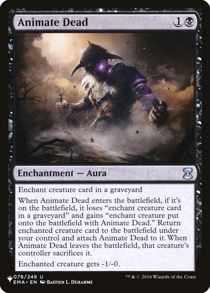 Animate Dead EMA-78/5075 (The List Reprints)  | Good Games North