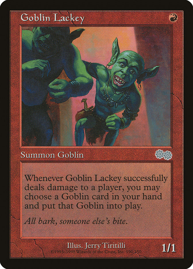 Goblin Lackey 190/350 (Urza's Saga)  | Good Games North