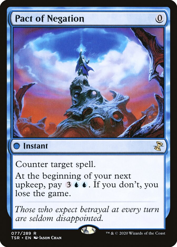 Pact of Negation 77 (Time Spiral: Remastered)  - Foil | Good Games North