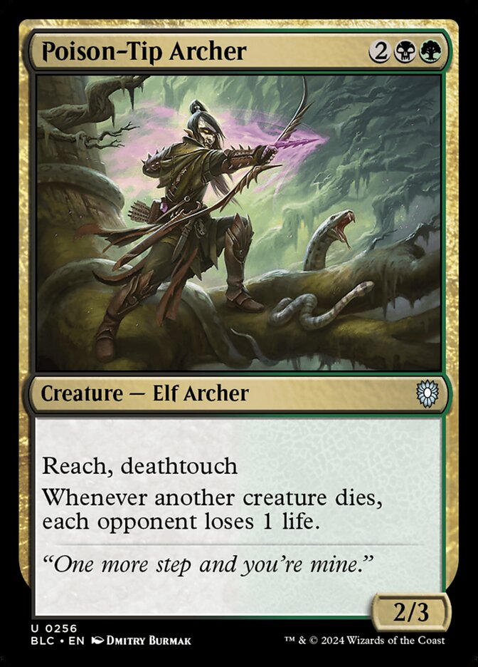 Poison-Tip Archer 256/40 (Commander: Bloomburrow)  | Good Games North
