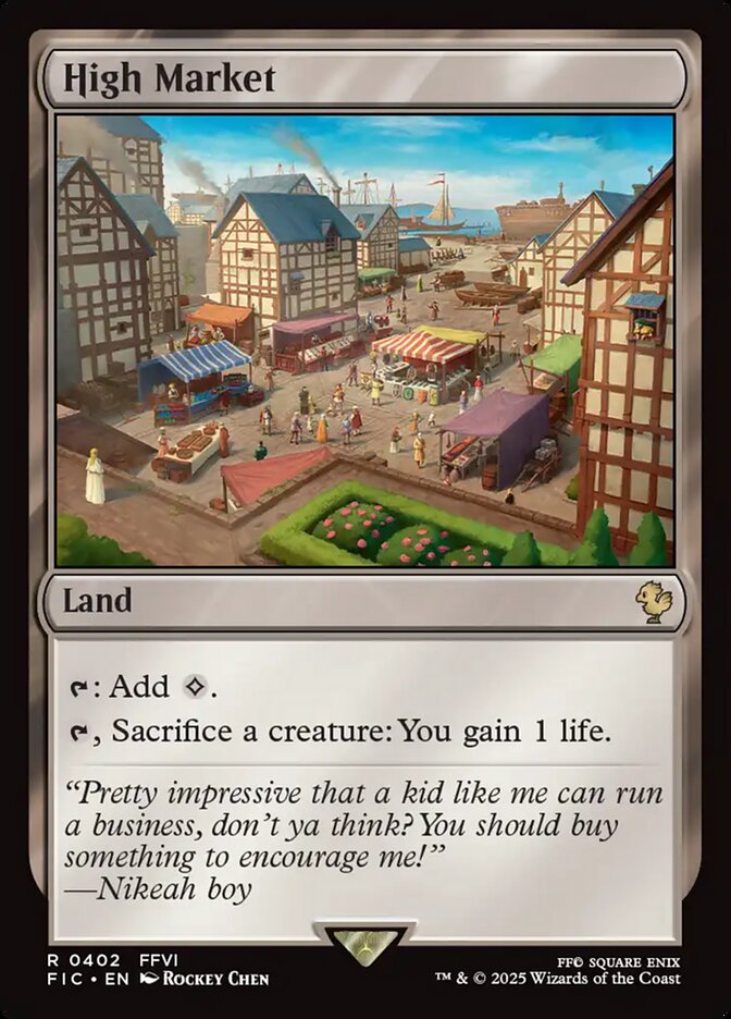 High Market 402 (Commander: FINAL FANTASY)  | Good Games North